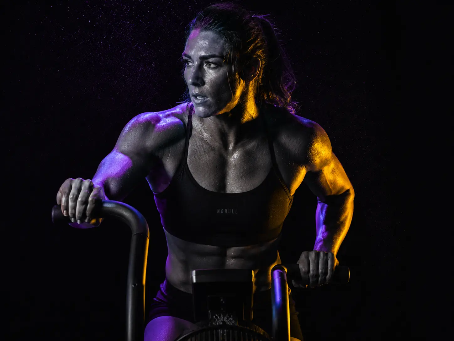 Atleta enfocada en salud y condición física
