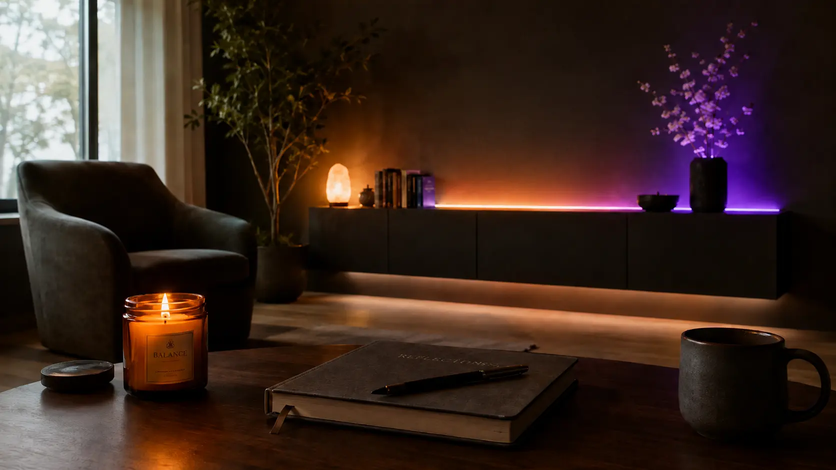 Habitación de meditación e introspección profunda para la Vida Emocional